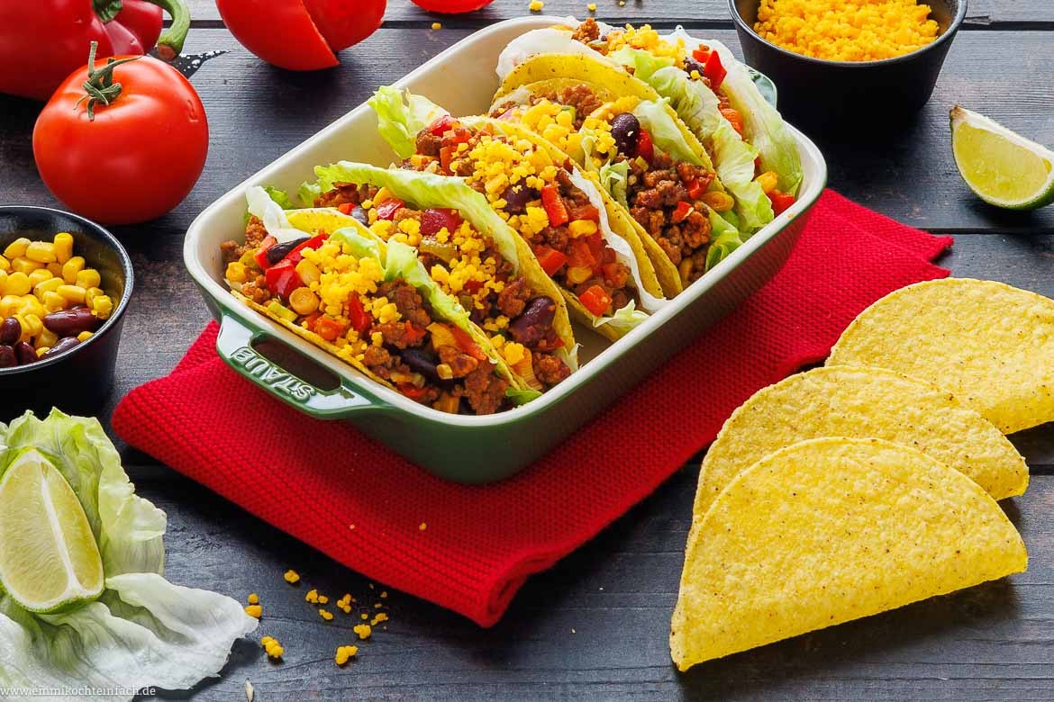 Heutiger Gewinner: Tacos mexikanisch mit Hackfleisch