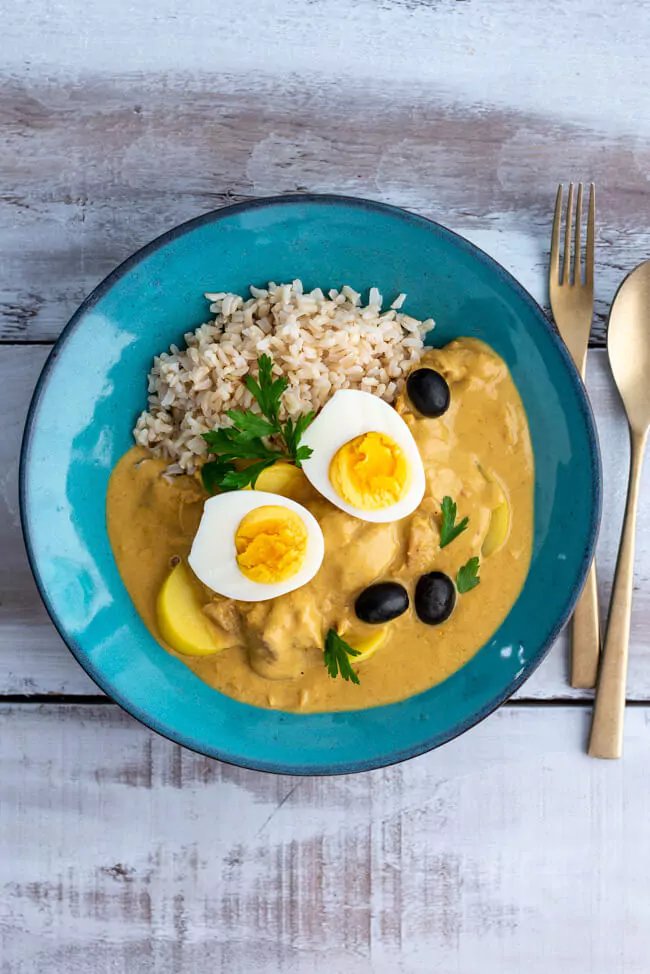 Aji de Gallina – Peruanisches Hähnchengeschnetzeltes