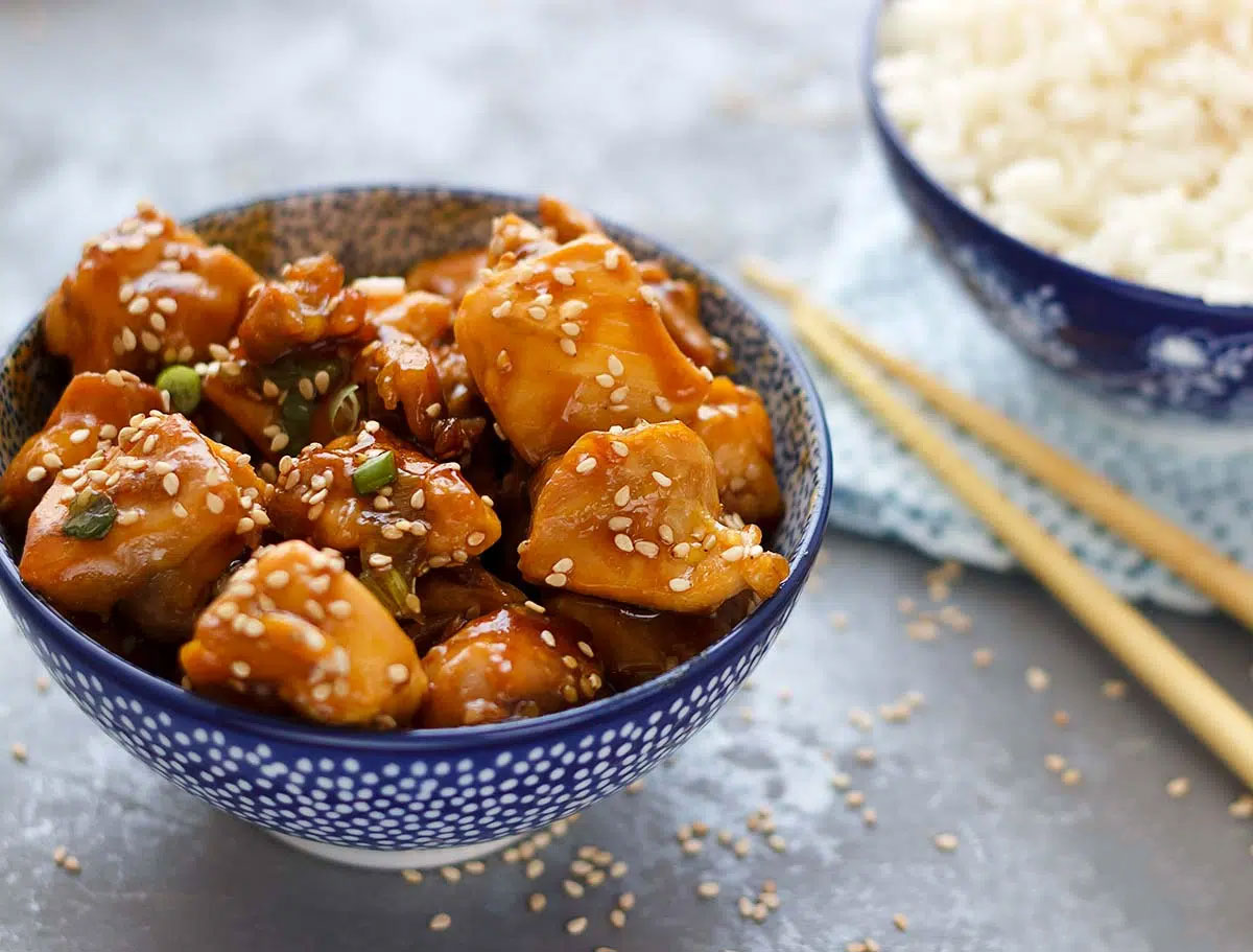 Chicken Teriyaki mit Reis