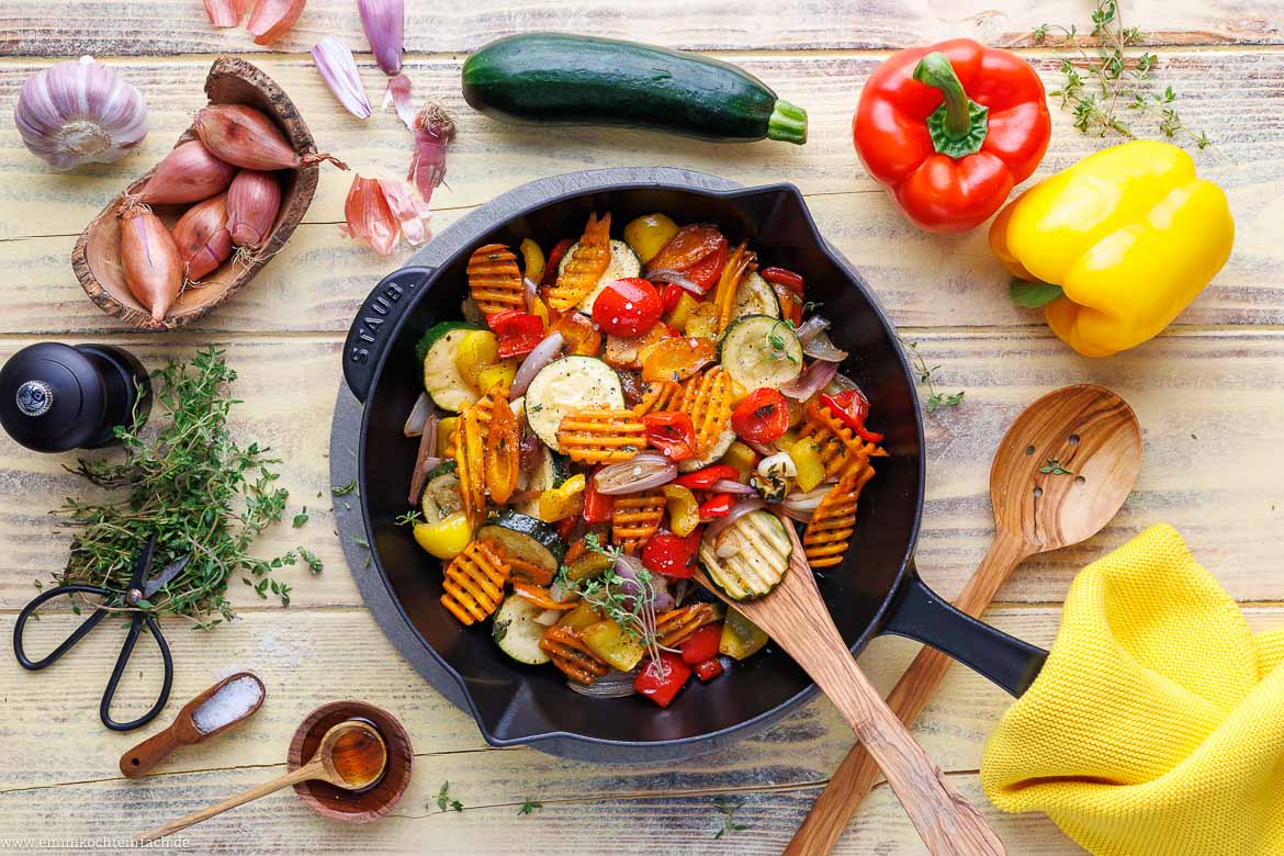 Mediterrane Gemüsepfanne
